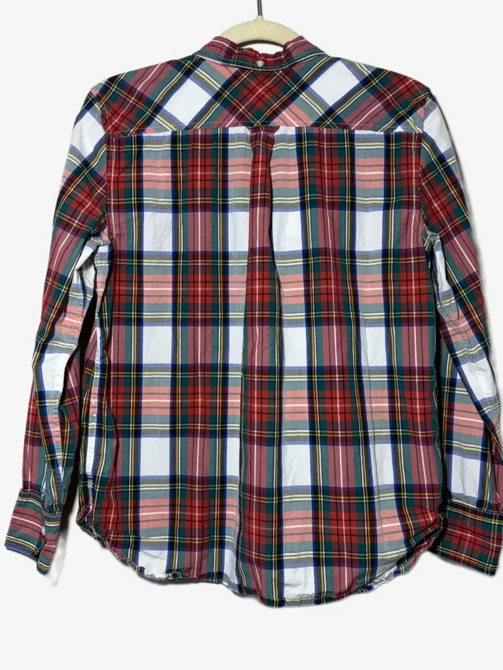 J. Crew Secret Wash Plaid Shirt Holiday – Men’s Small – Cotton Poplin